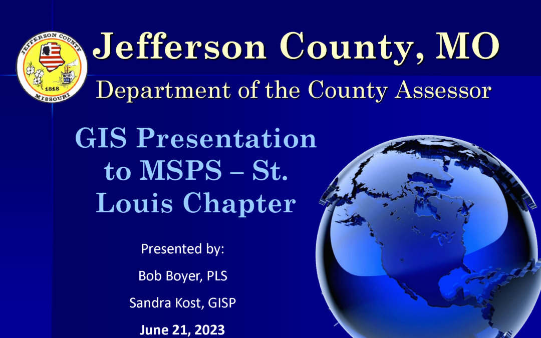 2023 2nd Chapter Meeting – Jefferson Co GIS
