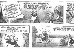 Hagar the Horrible property line dispute.